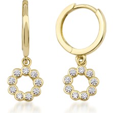 Kairos Jewelry 14 Ayar Altın Taşlı Minimal Halka Küpe
KRS-K74-14GEZ
