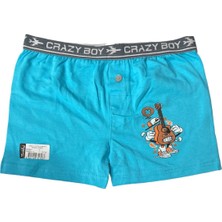 Tutku Erkek Çocuk Elastan Baskılı Boxer