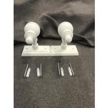 Su Perisi Perde Rustik Ayak Başlık Perde Askı Ayağı Rustik Başlığı Ahşap Model Meşe Ceviz Beyaz Siyah Krem Antrasit