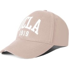 Ucla Ballard Bej Baseball Cap Nakışlı - Unisex Şapka