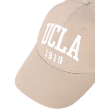 Ucla Ballard Bej Baseball Cap Nakışlı - Unisex Şapka