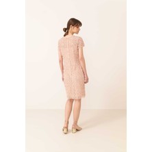 ROMAN Kısa Kollu Midi Boy Elbise Standart Renk Y2465103_089