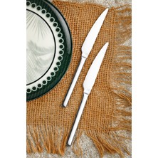 Cooker Özel Üretim Paslanmaz Çelik 2 Lı Milas Pasta Bıçağı