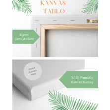 Pegziz Bebek Odası Dekorasyon - 9 Sayısı Modern Minimalist Kanvas Tablo - Çocuk Odası Tablo