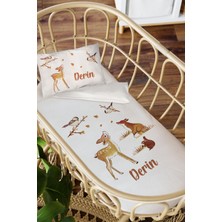 Homamia Isme Özel Anne Yanı 60X100 Beşik Uyku Nevresim Takımı