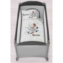 Homamia Isme Özel 75X120 Park Yatak Beşik Nevresim Takımı