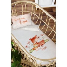 Homamia Isme Özel Anne Yanı 60X100 Beşik Uyku Nevresim Takımı