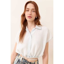 ROMAN Beli Bağlama Detaylı Düşük Omuz Gömlek Standart Renk Y2413539_089