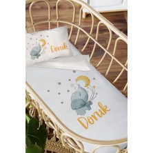 Homamia Isme Özel Anne Yanı 60X100 Beşik Uyku Nevresim Takımı