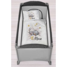 Homamia Isme Özel 75X120 Park Yatak Beşik Nevresim Takımı