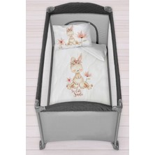 Homamia Isme Özel 75X120 Park Yatak Beşik Nevresim Takımı