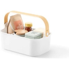 Umbra Bellwood Orta Boy İstiflenebilir Kutular Beyaz/Doğal