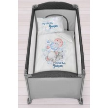 Homamia Isme Özel 75X120 Park Yatak Beşik Nevresim Takımı