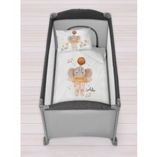 Homamia Isme Özel 75X120 Park Yatak Beşik Nevresim Takımı