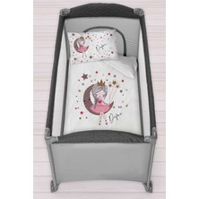 Homamia Isme Özel 75X120 Park Yatak Beşik Nevresim Takımı