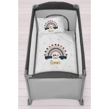 Homamia Isme Özel 75X120 Park Yatak Beşik Nevresim Takımı