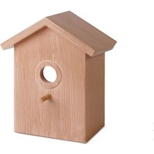 Xinhang Ahşap Kuş Evi Birdhouse Asılı Yuva Besleyici ile Döngü Ev Bahçesi Yard Açık Pet Dekorları Ev Şekli | Kuş Besleme (Yurt Dışından)