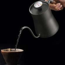 Xinhang 550ML Kahve Makinesi El Cezve Ev Asılı Kulak Pot Mini Paslanmaz Çelik Damla Tipi Termometre ile Coffeeware Araçları | Kahve Tencereler (Yurt Dışından)