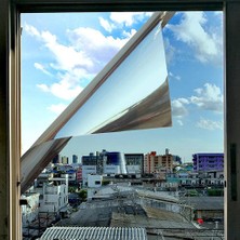 Xinhang (50*1000CM) Cam Kendi Kendine Yapışkan Uv Film Yansıtıcı Binalar Pencere Güneş Koruyucu Casus Folyo (Yurt Dışından)