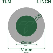 Çelik Termo Alçak Basınçlı Su Hortumu 50 Metre 1 Inch İç Çap: 25 mm