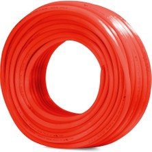 Çelik Pvc Silikonlu Naturel Su Hortumu Kırmızı Renk 1 1/2 ( İç Çap :38 Mm) 50 Metre 32 kg