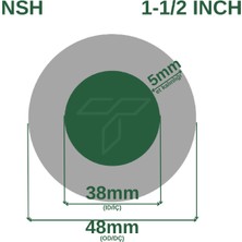 Çelik Pvc Silikonlu Naturel Su Hortumu Kırmızı Renk 1 1/2 ( İç Çap :38 Mm) 50 Metre 32 kg