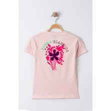 Göksin 3-7 Yaş Baskılı Çocuk T-Shirt Pembe - 624065.1576.