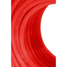 Çelik Pvc Silikonlu Naturel Su Hortumu Kırmızı Renk  5/8 ( Iç Çap :16 Mm) 100 Metre 17KG