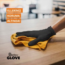 Reflex Flex Eldiven Tek Kullanımlık Pudrasız Siyah L - XL Beden Eldiven 4 x 100'lü