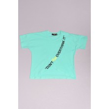 Göksin 6-9 Yaş Baskılı Çocuk T-Shirt Mint - 18081.1567.