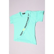 Göksin 6-9 Yaş Baskılı Çocuk T-Shirt Mint - 18081.1567.