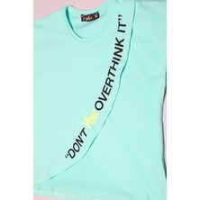 Göksin 6-9 Yaş Baskılı Çocuk T-Shirt Mint - 18081.1567.