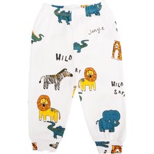 Bebelop Safari Hayvan Desenli Eşofman Altı