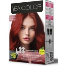 Sea Color Saç Boyası Amazon Kızılı 55/46