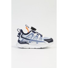 Benetton® Ithal Lacivert Çocuk Bağcık Mekanizmalı Spor Ayakkabı BNI-10256