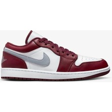Nike Air Jordan Erkek Spor Ayakkabı 553558-615 Beyaz-Bordu 41 - Bordo