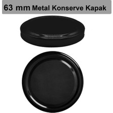 Krm Home Baharatlık Kavanozu Kapağı, Metal Kapak 20 Adet 63 mm