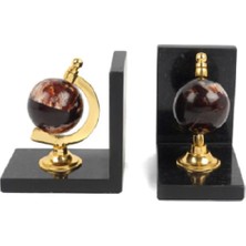 Mikasa Moor Sıyah Gold Kahve Kürelı Kıtap Tutucu 26X9X13CM