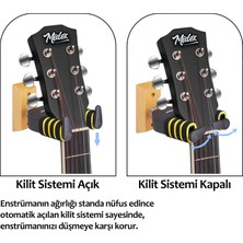 Lastvoice GPR-653X 2'Lİ SET Üst Kalite Gitar Duvar Askısı Standı Aparatı (2 Adet)