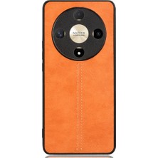 Xshine Honor Magic6 Lite 5g / X9B 5g Cowhide Doku Dikiş Hattı Kapağı (Yurt Dışından)