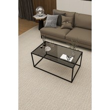 Dekopratik Lizbon Orta Sehpa Füme Cam