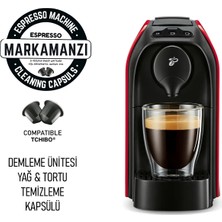 Markamanzi Kapsül Espresso Kahve Makineleri Yağ ve Tortu Temizleme Kapsülü 2 Adet | Tchibo & Cafissimo Uyumlu