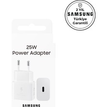 Samsung 25W Type-C Hızlı Şarj Adaptörü , Beyaz, Samsung Türkiye Garantili - EP-T2510NWEGWW