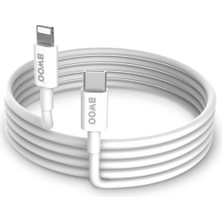 Bwoo USB C - Lightning Kablosu Pd 18W - Beyaz 1m