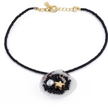 Forentina Siyah Istiridye Modeli Halhal PS2588