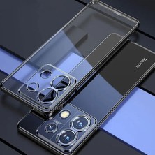 M.tk moveteck Xiaomi Redmi Note 13 Pro 4g Kılıf Tam Kamera Korumalı Metalik Parlak Renkli Kenar Yumuşak Esnek Silikon