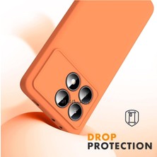 MTK Moveteck Xiaomi Poco X6 Pro Kılıf Lansman Kamera Korumalı Içi Kadife Yumuşak Renkli Silikon Mat Hisli Süet