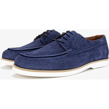 Valmenti Major Erkek Lacivert Süet Deri Casual Ayakkabı 537 3397 Erk Ayk Y24