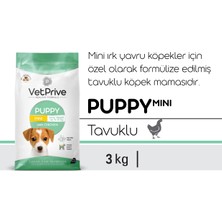 Vet Prive Mini ve Küçük Irk Yavru Köpek Maması Tavuklu 3 kg