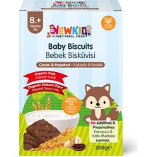 New Kid -Kakaolu & Fındıklı  Bebek Bisküvisi 200 GR